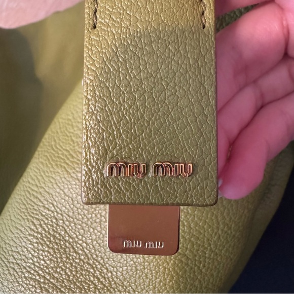 Miu Miu Leather Tote - Picture 8 of 8